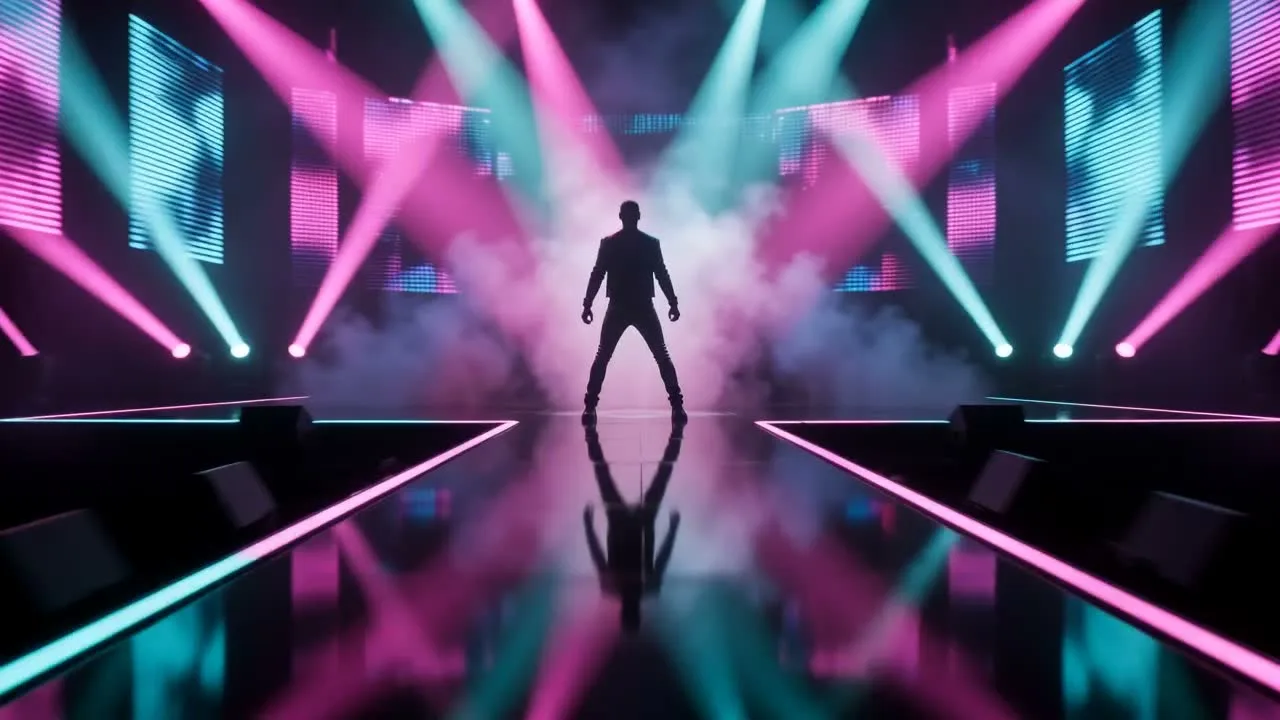 Zenei videó jelenet